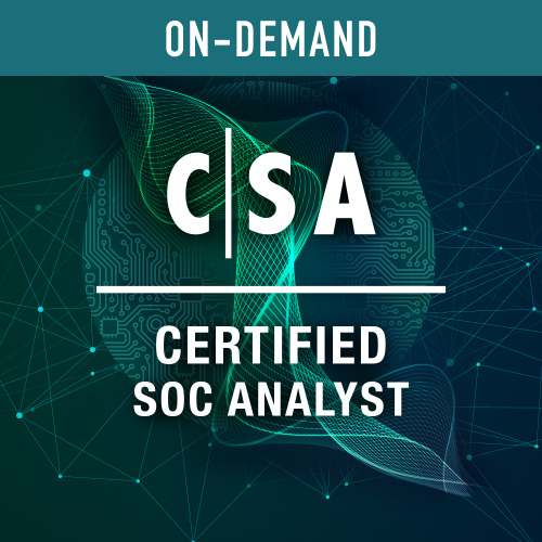 Zertifizierung zum EC-Council Certified SOC Analyst | Online-Streaming-Videokurs im eigenen Tempo (& E-Courseware) + Labs + Prüfungsgutschein RPS