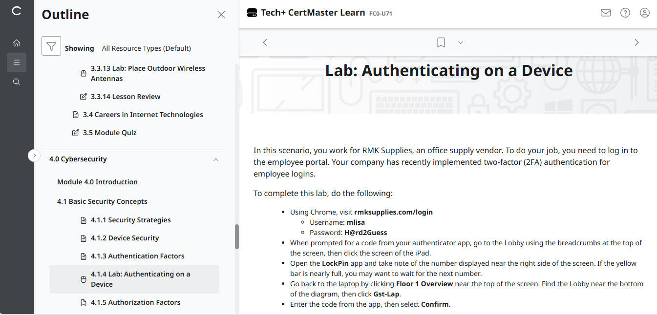 TestOut Security Pro for Security+ (SY0-701) - Individual License (3 Month Access)