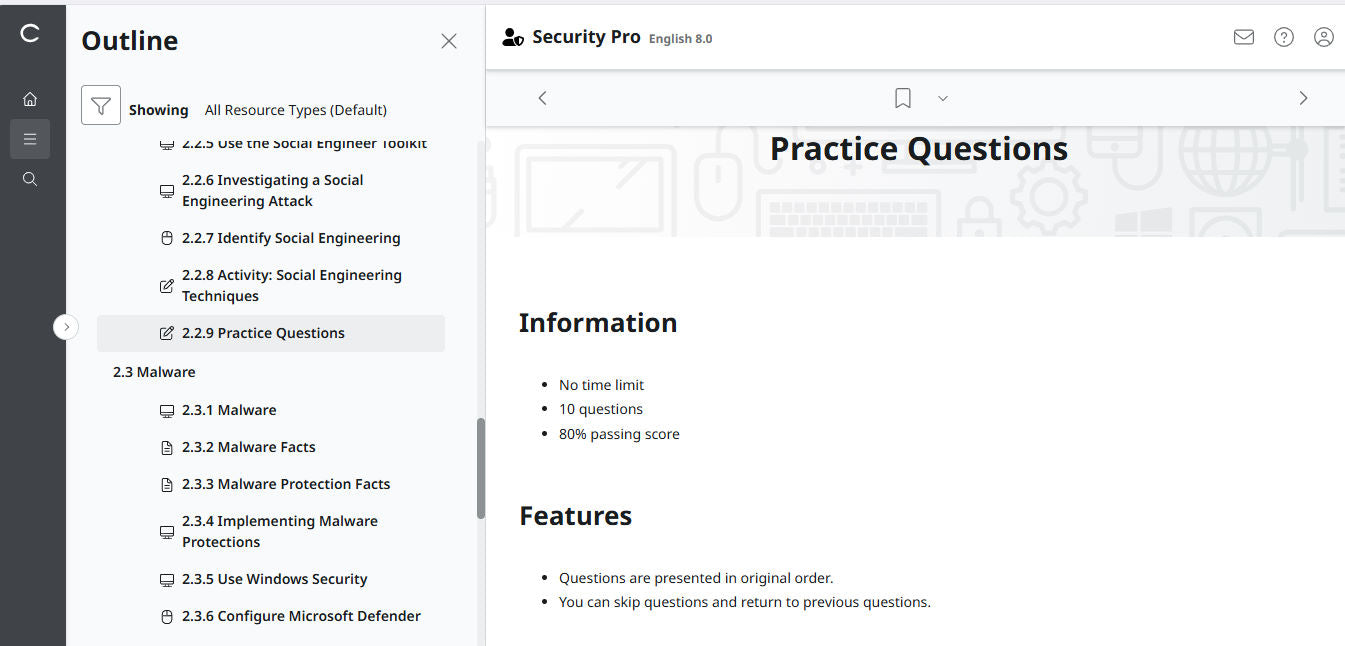 TestOut Security Pro for Security+ (SY0-701) - 3 Month Access