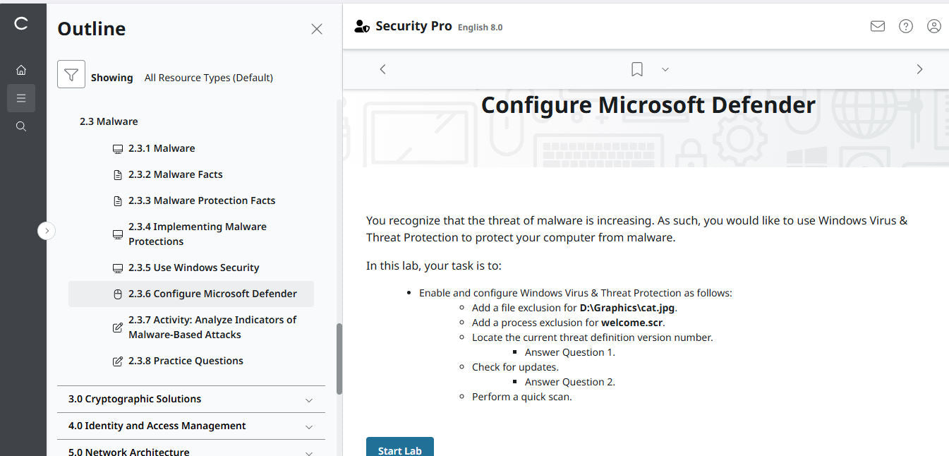 TestOut Security Pro for Security+ (SY0-701) - 3 Month Access