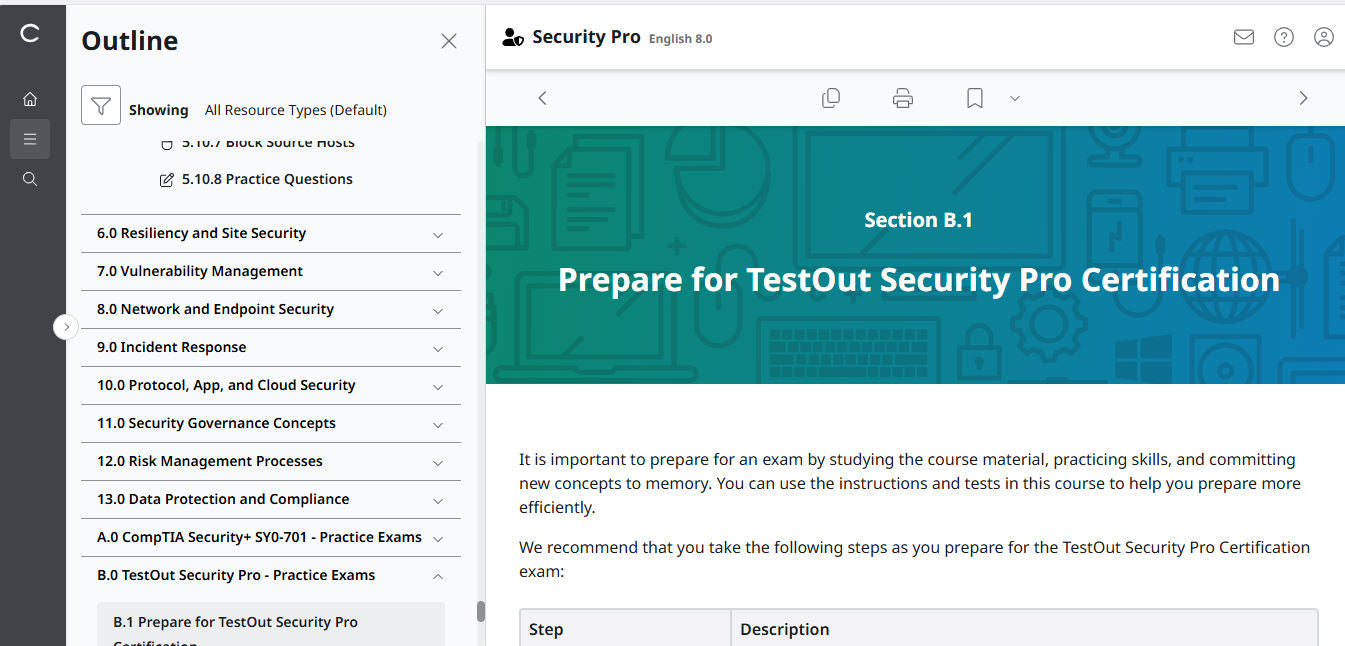 TestOut Security Pro for Security+ (SY0-701) - 3 Month Access