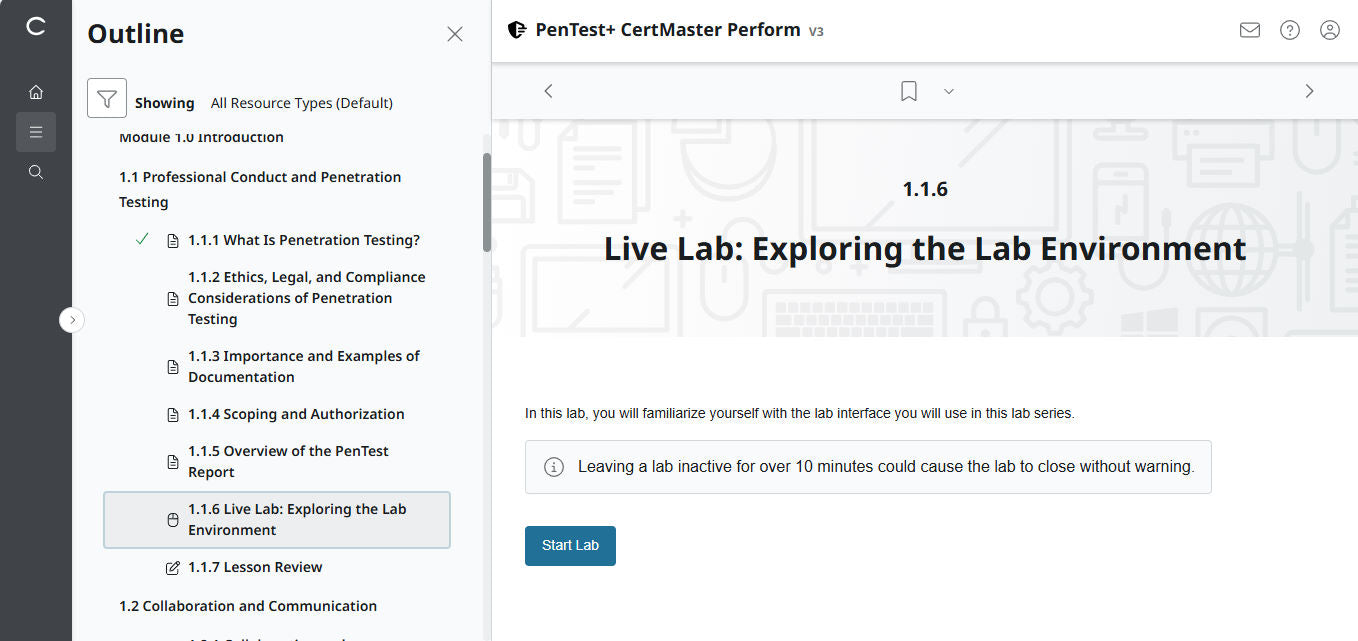 CertMaster Perform for PenTest+ PT0-003 (3 Month Access) (🛒Special Offer)