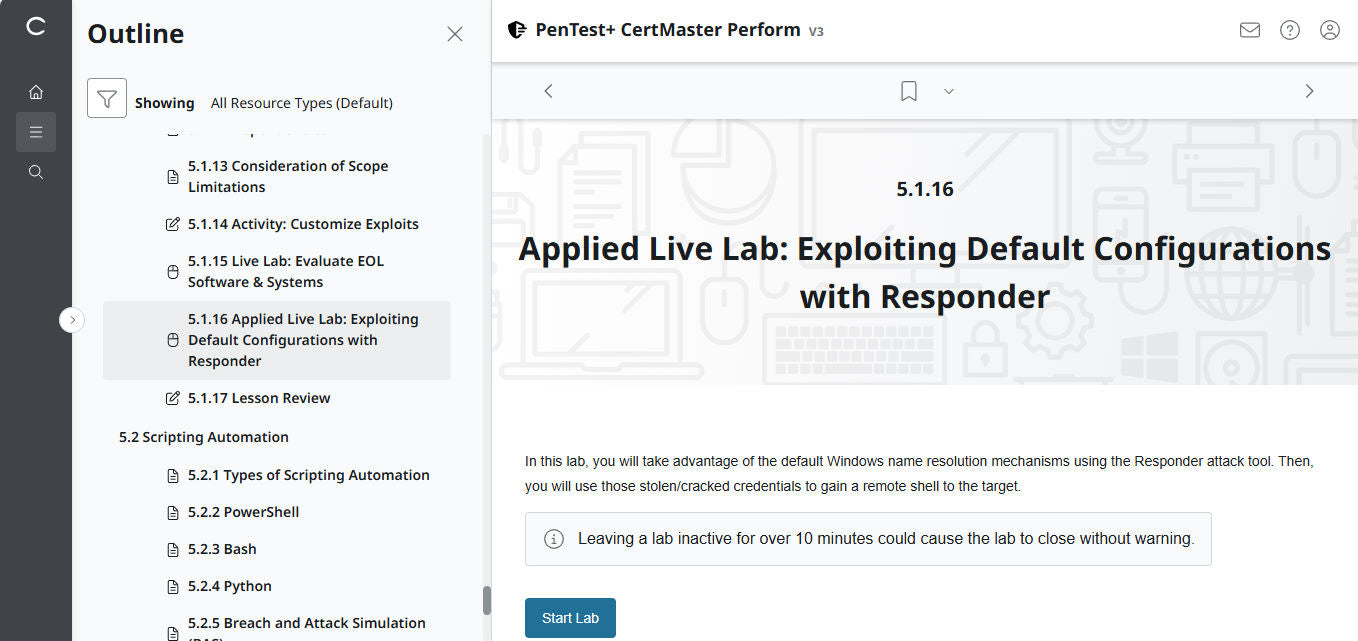 CertMaster Perform for PenTest+ PT0-003 (3 Month Access) (🛒Special Offer)