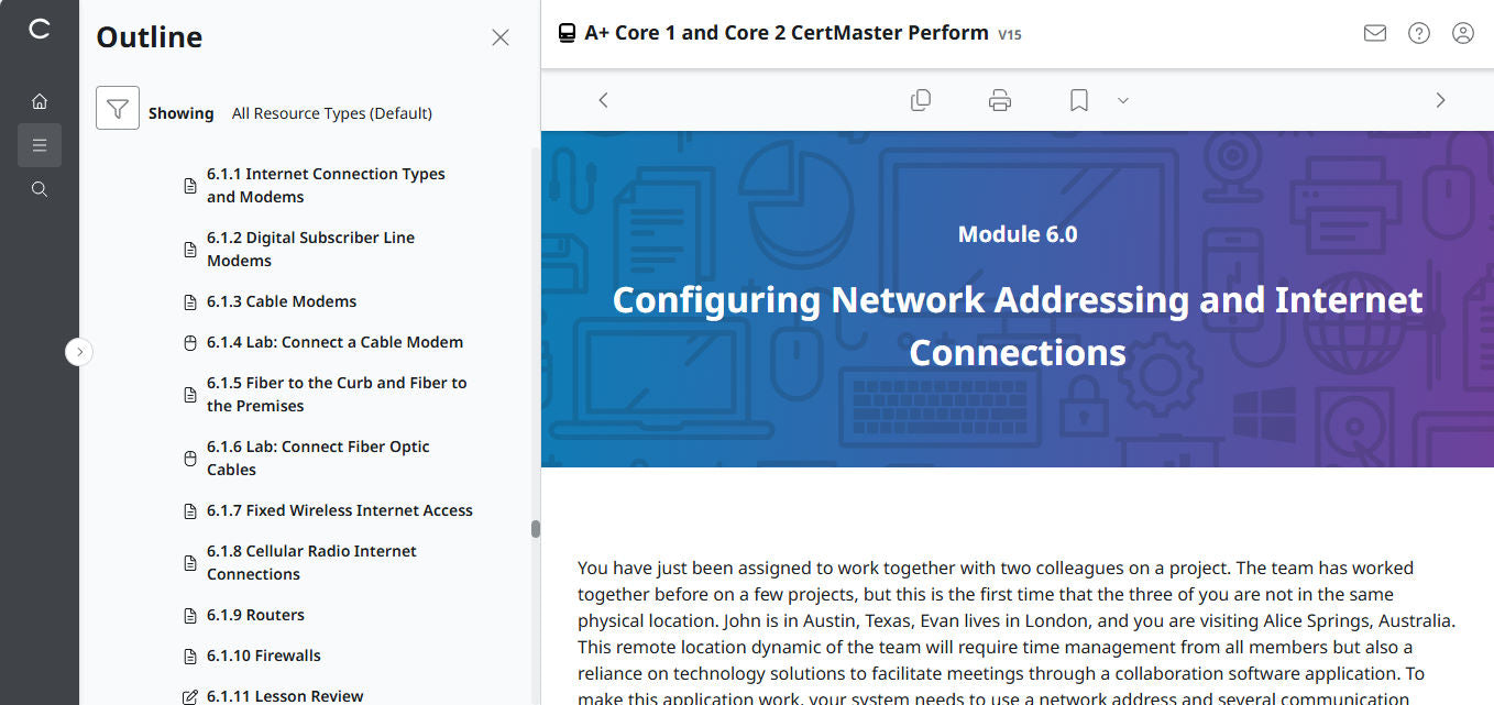 🛒Special Offer - CompTIA A+ Core 1 & 2 CertMaster Perform  (V15) (4 Month Access)