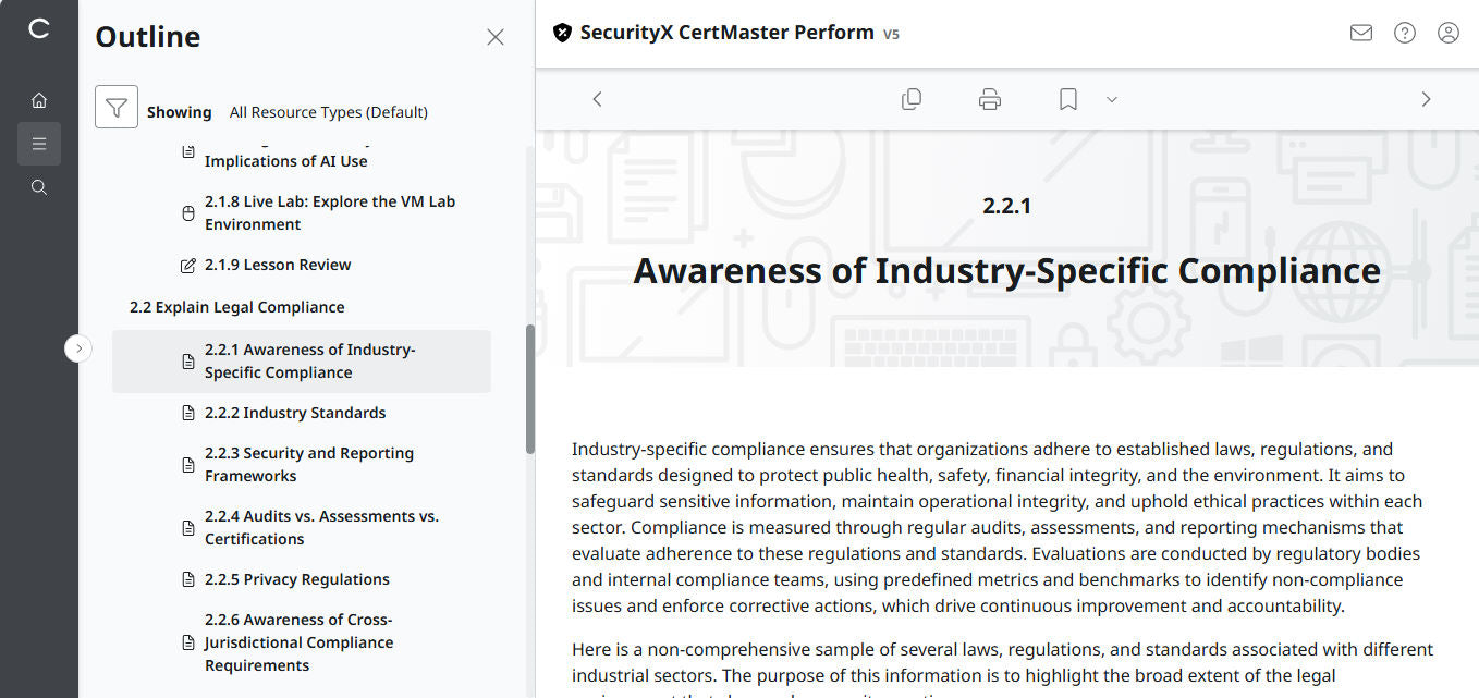 🛒Special Offer - CertMaster Perform for CompTIA SecurityX (CASP+) CAS-005  3-Month Access