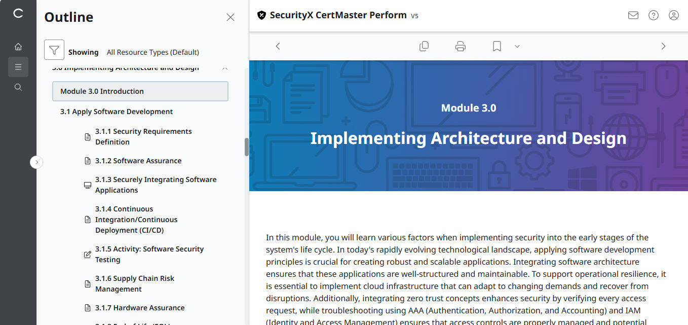 CertMaster Perform for CompTIA SecurityX (CASP+) CAS-005  3-Month Access (🛒Special Offer)