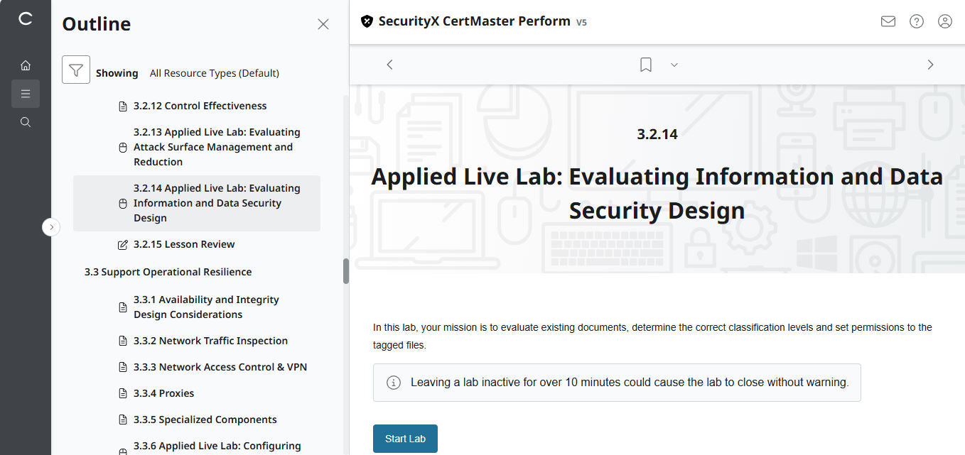 CertMaster Perform for CompTIA  SecurityX CASP+ CAS-005 - 3 Months Access