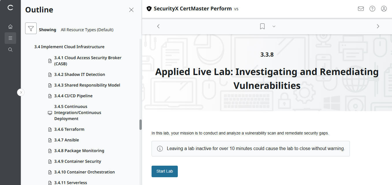 🛒Special Offer - CertMaster Perform for CompTIA SecurityX (CASP+) CAS-005  3-Month Access